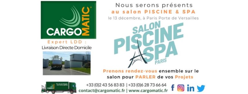Cargomatic au salon Piscine et Spa à Paris Porte de Versailles